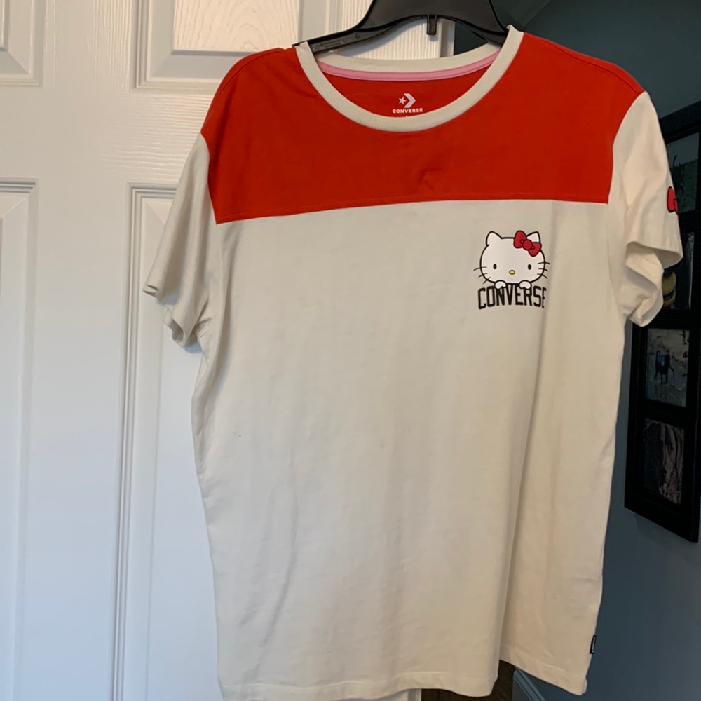 Hello Kitty Converse large Bowling shirt
